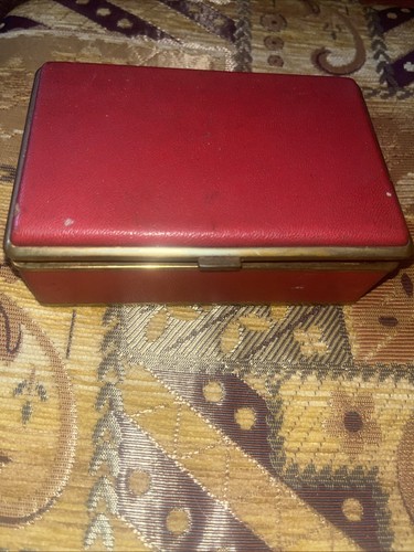 Vintage cigar wooden - &, leather