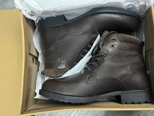 Dark brown mens - brown, leather