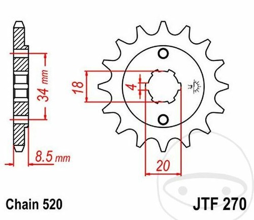 Front sprocket for rex - rex,