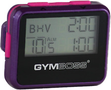 Gymboss Interval Timer and Stopwatch - VIOLET/PINK METALLIC GLOSS