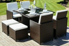 RATTAN GARDEN FURNITURE SET