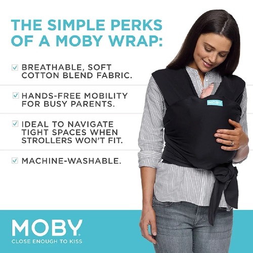 Moby classic baby wrap carrier - classic,