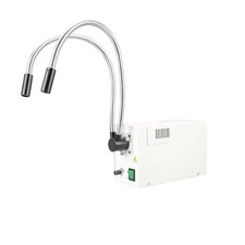 150W Dual Metal Pipe Fiber Optic Halogen Cold Light Source Illuminator 110V/220V