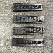 Challenge Quoins Lot of 4 Vintage Letterpress Printing Press