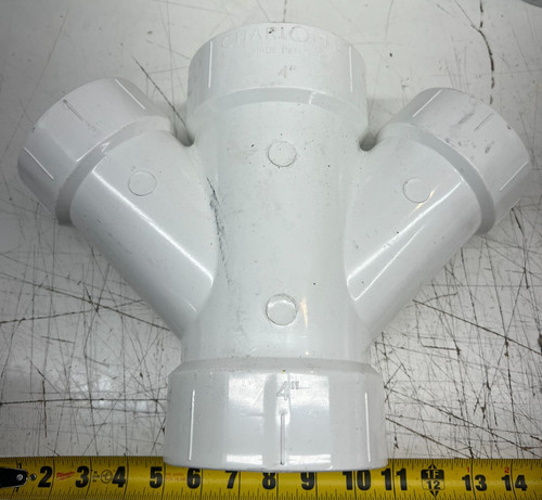 X 3 pvc double - 3",