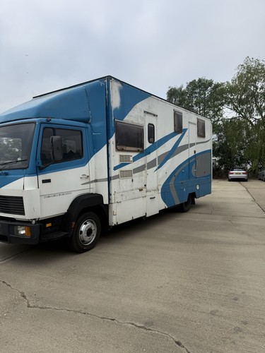Mercedes 814 race truck - race,