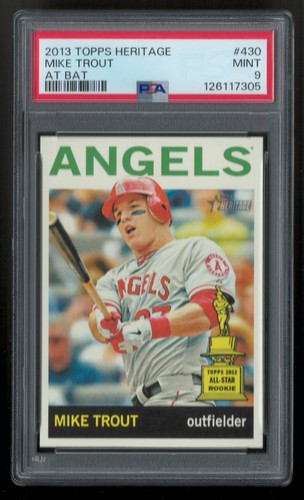 Mike trout 2013 topps heritage - trout,