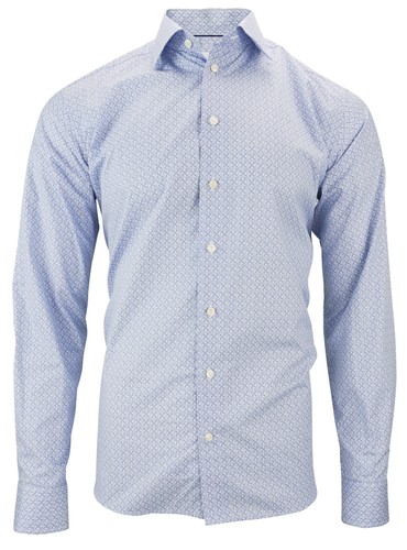 Eton tile print shirt - print, in
