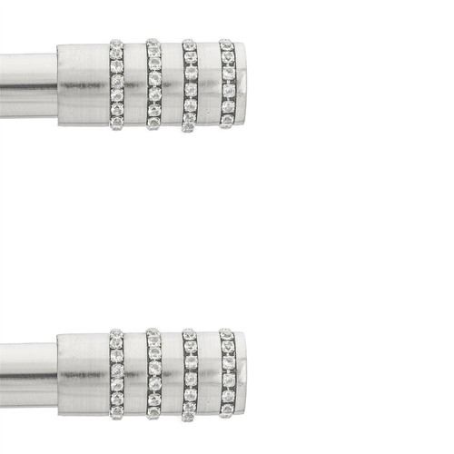 Pair curtain pole - of,