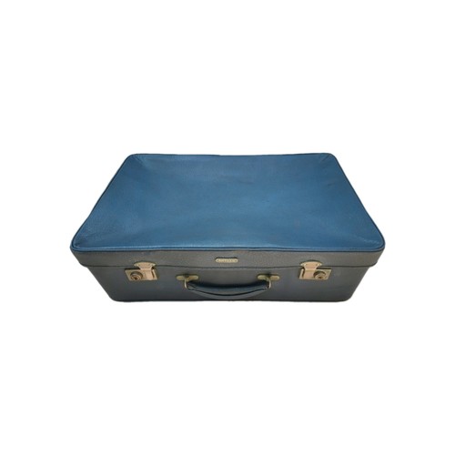 Vintage antler blue suitcase - antler,