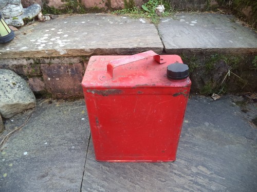 Gallon petrol can tin with - 2,