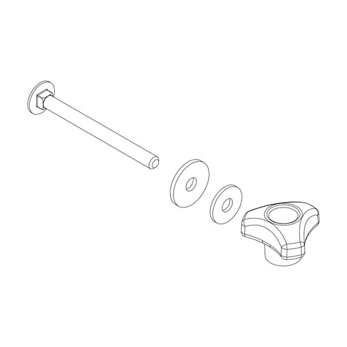 Thule wing knob fasteners - knob, w/