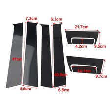 Pillar Post Set Door Window