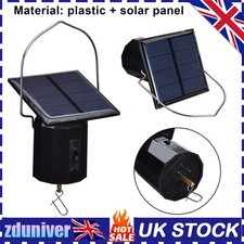 Solar Powered Wind Spinner Motor Garden Hanging Ornament Electric Tool UK·