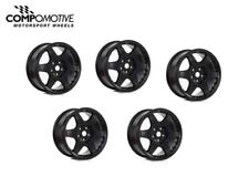 Compomotive Black Alloy Wheels - PD1881BLACK  PD1881 8 x 18 ET44 x 5 Fits D3/D4