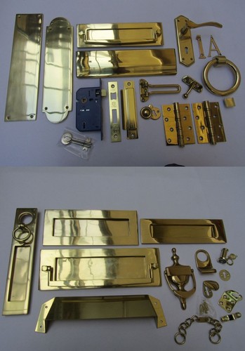Polished brass door - polished,