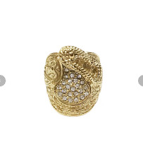 saddle ring gold plated