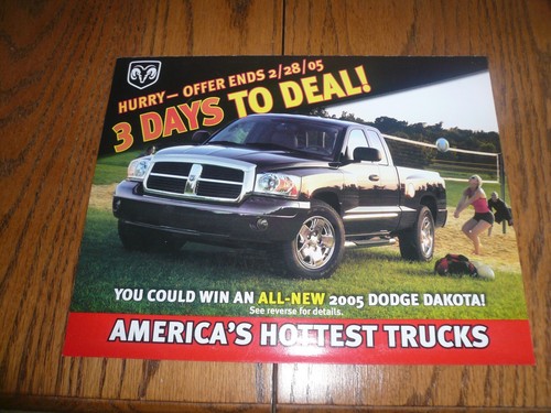 2005 dodge ram promotional - dodge,