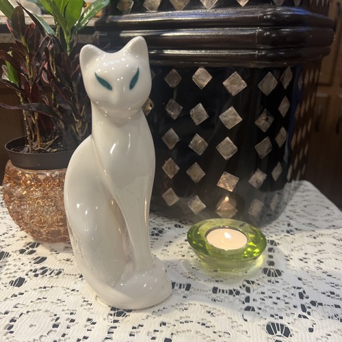 Vtg mid century white siamese - vtg,