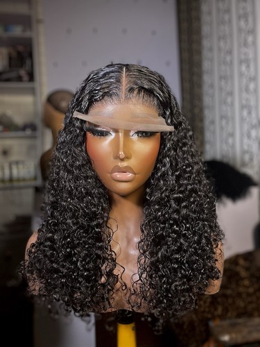 Pissy curl human hair wig - pissy,