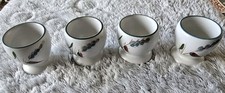 DENBY GREENWHEAT egg cups x 4