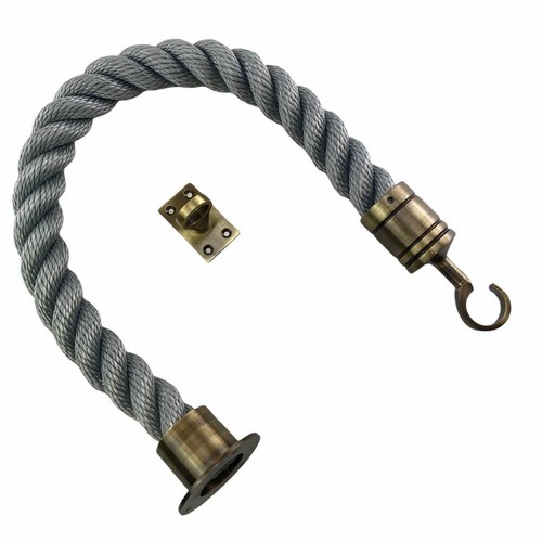 40mm grey barrier rope cup - grey,