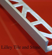 Silver Square Edge Tile Trim