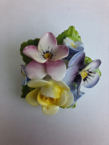 Vintage bone china flower - vintage,