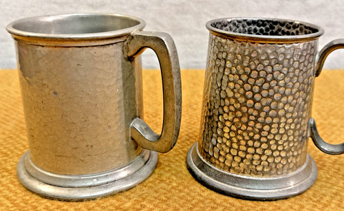 Pair vintage english - english, pewter