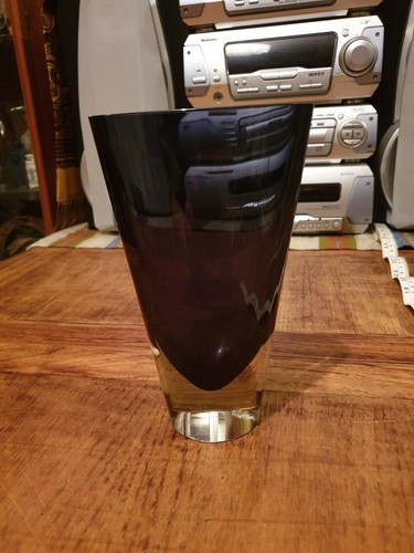 Vintage glass vase - glass,