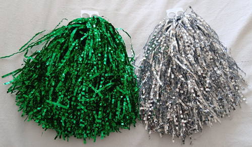 Green silver cheerleading - &,