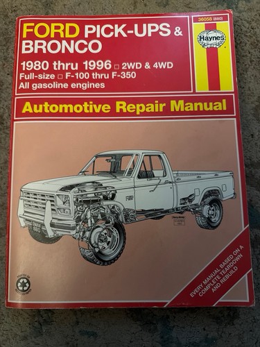 Haynes repair manual ford - repair,
