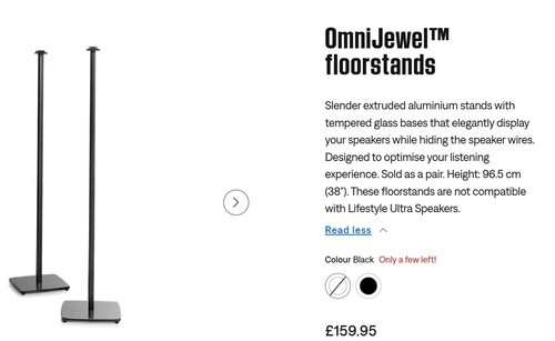 Bose omnijewel floor stands - stands,