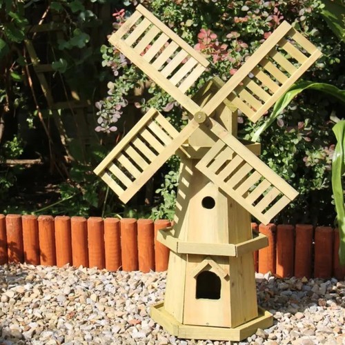 Extra large wooden windmill - large,