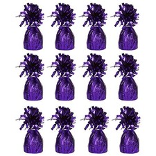 Purple Foil Balloon Weights -
