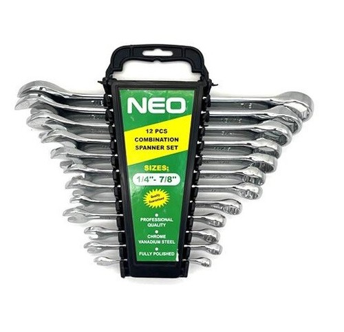 12pc spanner set - sae, af