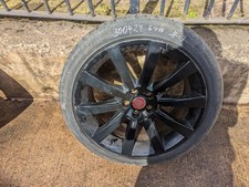 JAGUAR XF X250 SINGLE 19" BLACK ALLOY WHEEL WITH TYRE 6W83-1007-PA
