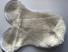 PONY SADDLE SEAT SAVER, FAUX FUR, CUB SADDLE, UP TO 15" SADDLE *FREE POSTAGE*