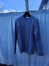 Woolovers Blue Pure Aran Wool