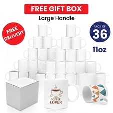 Sublimation Mugs 11oz 36 White