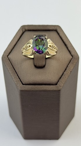 Mystic topaz 10k - gold, ring