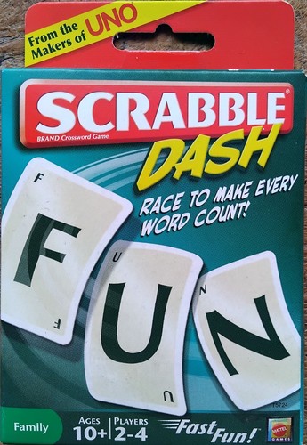 Scrabble dash card game - scrabble,