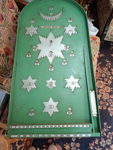 Silver star wooden - silver,