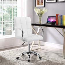 Home Office Chair Leather Executive Computer Chair Swivel Desk Chair Work Study