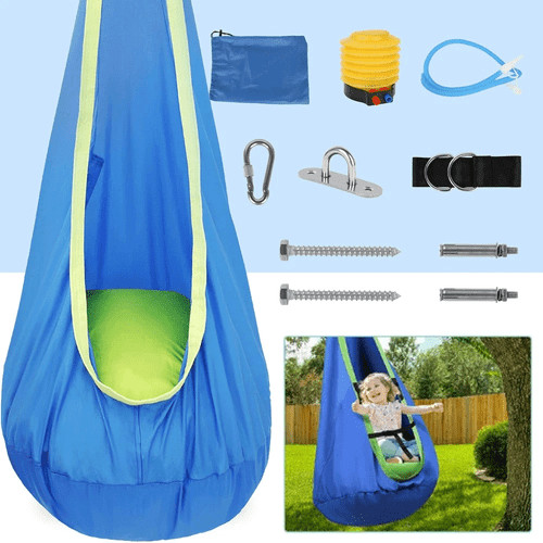 Children kids pod swing chair - children,