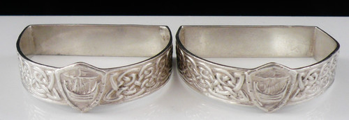 Pair sterling silver - silver, napkin