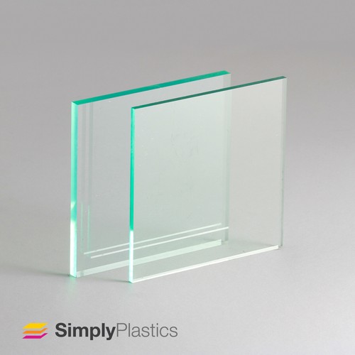 Glass look green edge - green,
