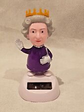 Solar Pal Queen Elizabeth ll Waving Home Window Decoration Ornament
