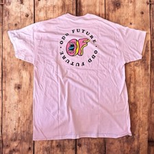 Santa Cruz Skateboards Men's X Odd Future Donut Tee T-Shirt in X-Large Pink