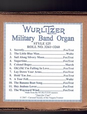 WURLITZER STYLE 125 BAND ORGAN